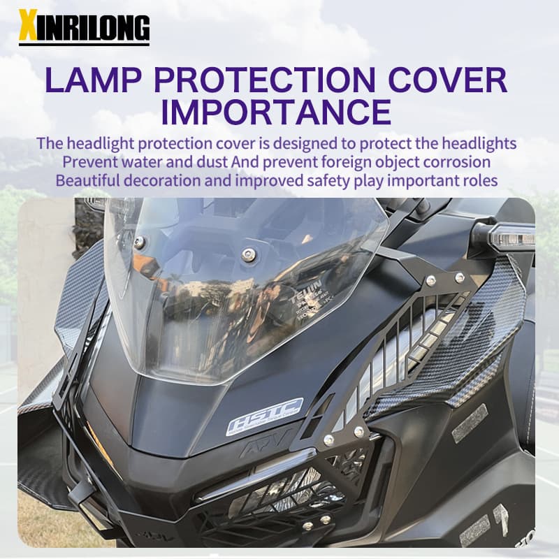 Headlight Guard for Honda ADV150 ADV160 Modification, Headlight Protector, Headlight Cover Decoration
