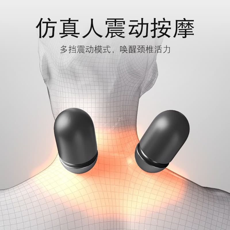 Cervical Pillow Neck Support Pillow Memory Foam Constant Temperature Heat Therapy Vibration Massage Multifunctional Therapy Pillow KESHI Cervical Pillow