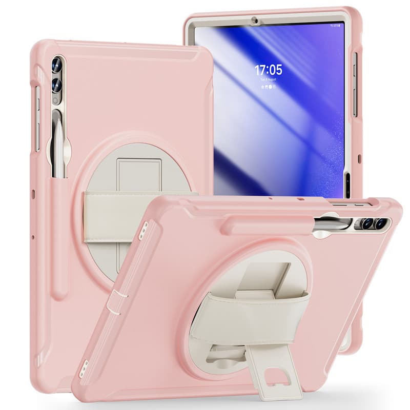 Compatible with Samsung Tab S10+ Protective Case Full Coverage Anti-Drop Rotating S10 Lite / S10 FE Stand Case