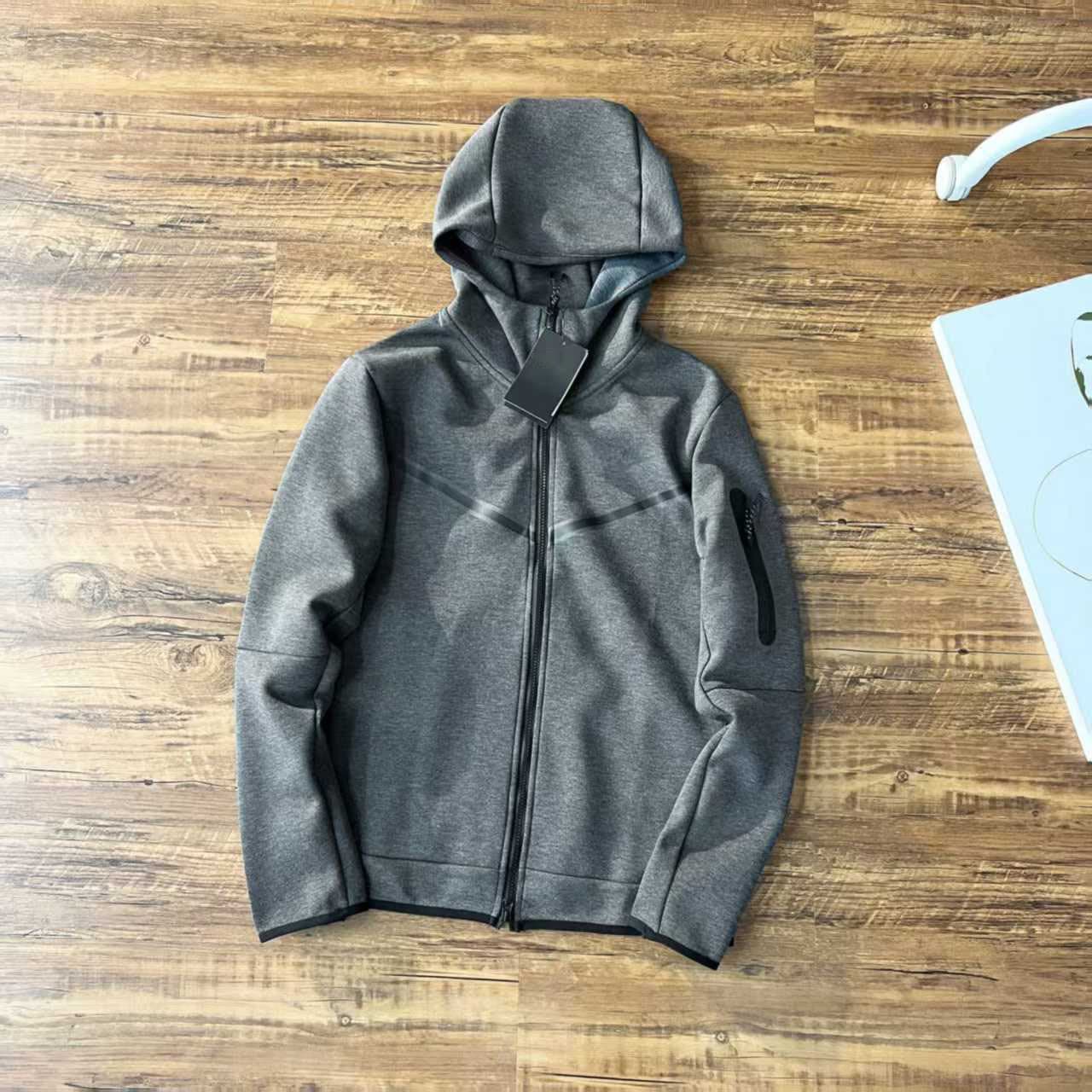 25 Sports Suit Men's Spring & Fall Knitted Casual Hooded Cardigan Men's Sportswear Sweatshirt Top Loose and Casual