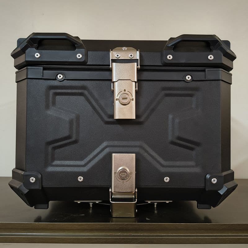 Universal Quick-Release Aluminum Motorcycle Tail Box 45L 55L Large Capacity Scooter Trunk