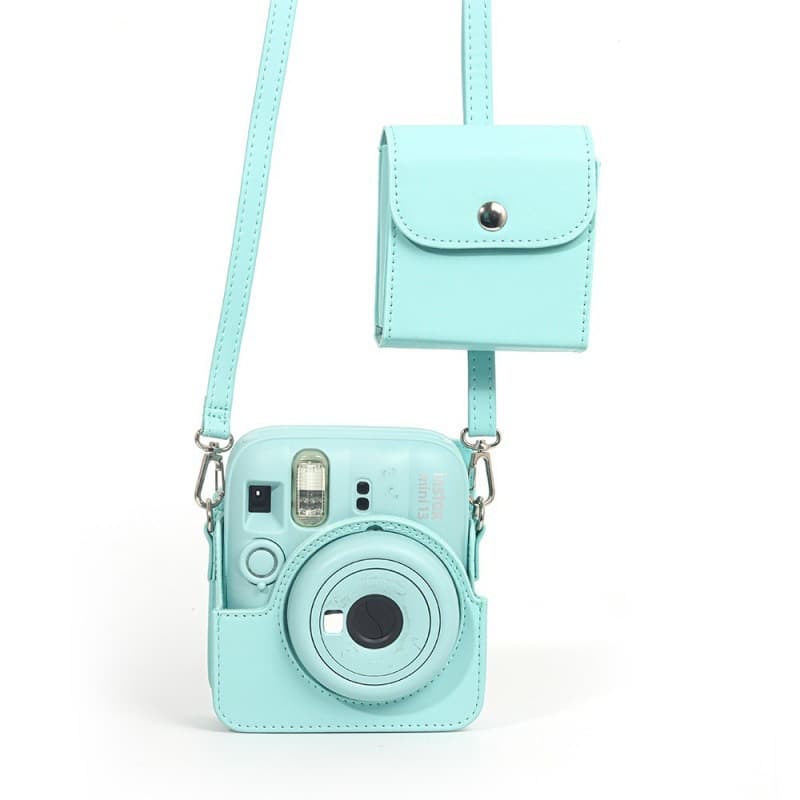 Universal Leather Case for Polaroid Mini 13 Film Storage, Mini/SQ Portable Protective Bag, Scratch and Scuff Resistant