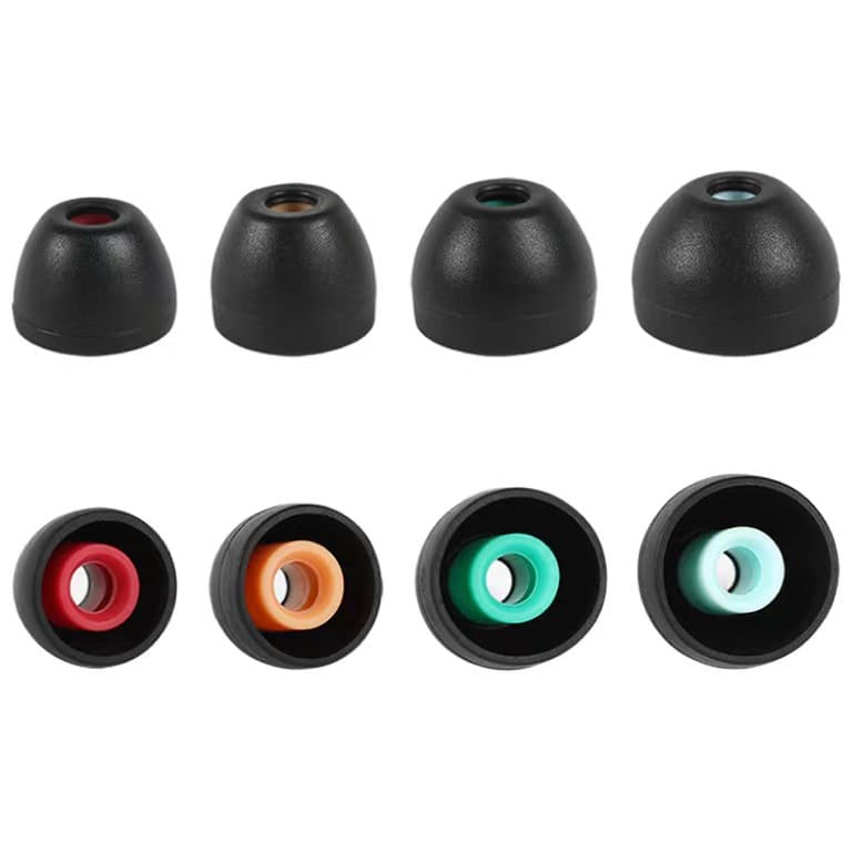 Dual-color silicone ear tips for Sony XM4 earbuds, comfortable lightweight in-ear ear cushions