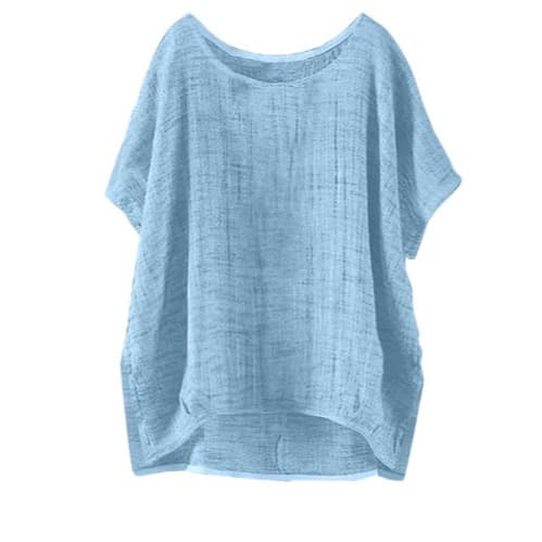 In Stock Wish Amazon AliExpress 2025 New European and American Women's Casual Loose Top
