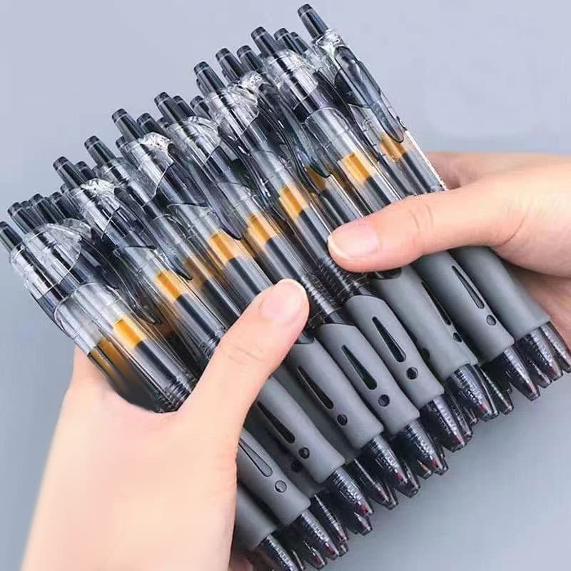 GP1008 Retractable Gel Pen Ballpoint Pen Sign Pen Push Button Pen Stationery Water-based Pen Exam Pen Carbon Pen Stationery
