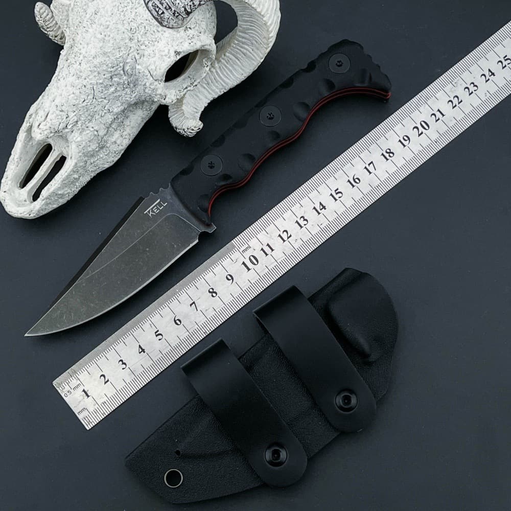 Foreign Trade Hot-Selling Tkell Agent 003 Straight Knife Folding Knife Multi-Functional High-Hardness Camping Tactical Survival Knife