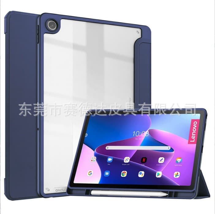 Acrylic Silicone Case for Samsung Galaxy Tab A9 8.7-inch, A9 Plus 11-inch Protection