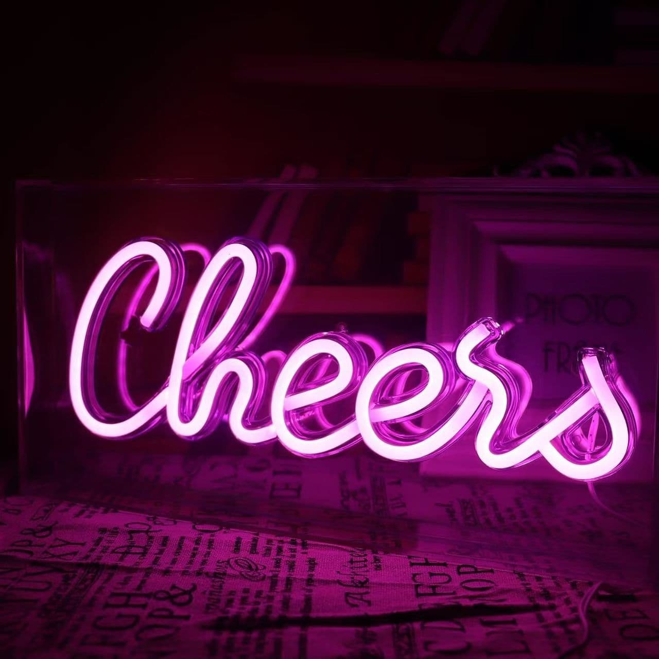 Cross-border Trade Amazon Bar Sign Bar Beer Glass Cocktail Decorative Light Shaped Neon Light