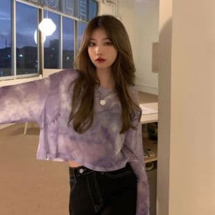 Thin Ice-Silk Long-Sleeve Sun Protection Shirt for Women, Sheer Outerwear Base Layer Top, Student T-Shirt
