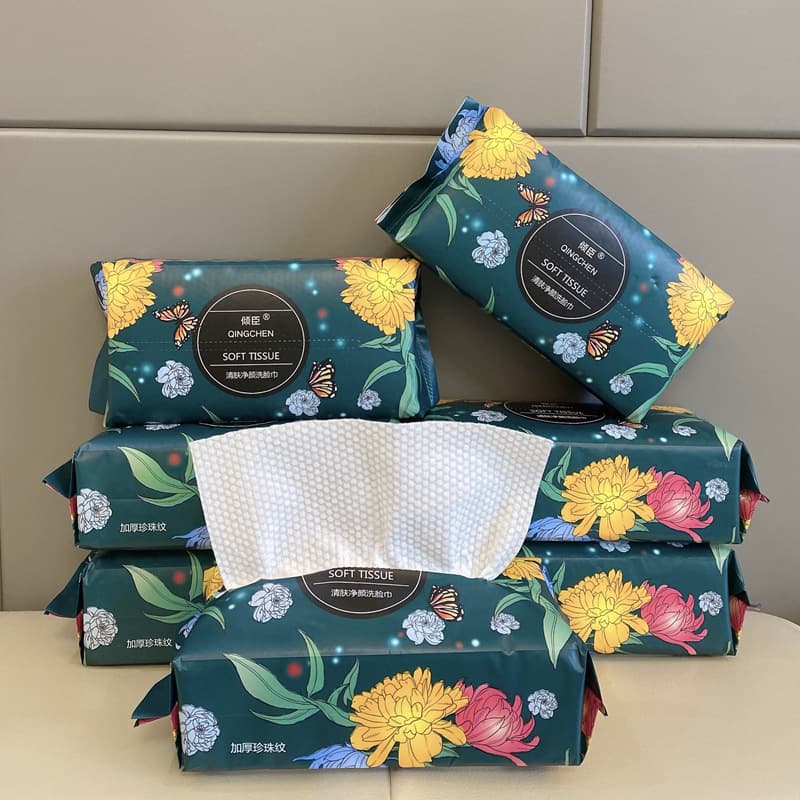 Disposable Face Towels Wholesale Beauty Salon Towels Facial Cleansing Cotton Soft Extractive Face Cleaning