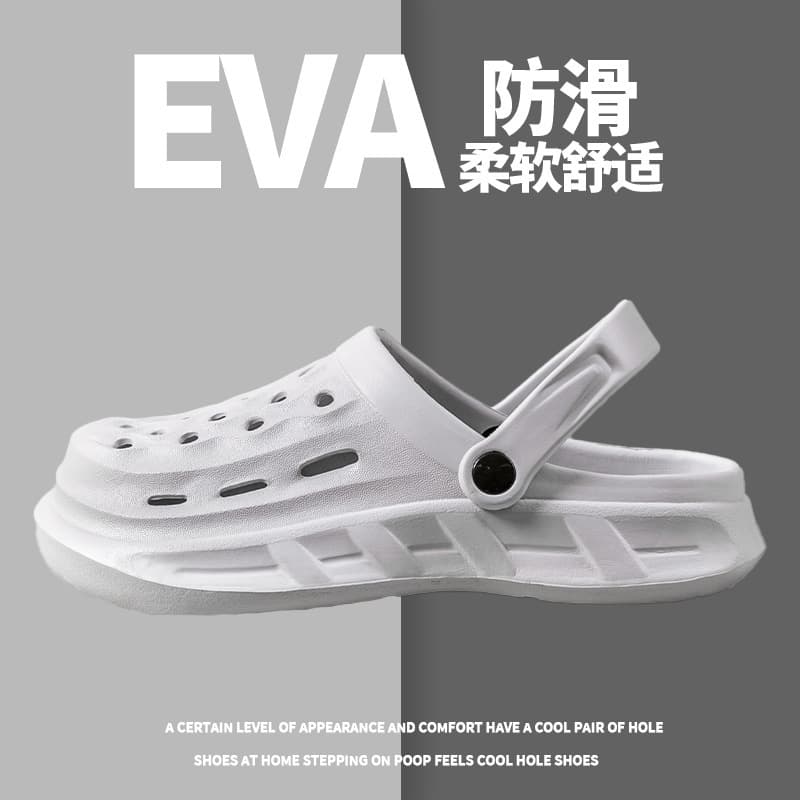 Crocs Women's and Men's Summer Slippers, Home Slippers, Couple EVA Sandals, Men's Casual Slippers