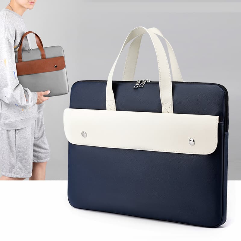 14/15.6 inch laptop bag men's simple briefcase wholesale PU business commuter laptop bag