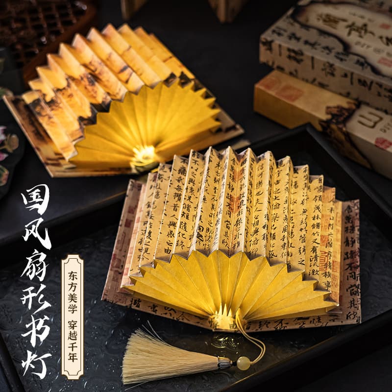 LED creative book lamp folding book page lamp will glow book lamp flip book romantic night light creative table lamp