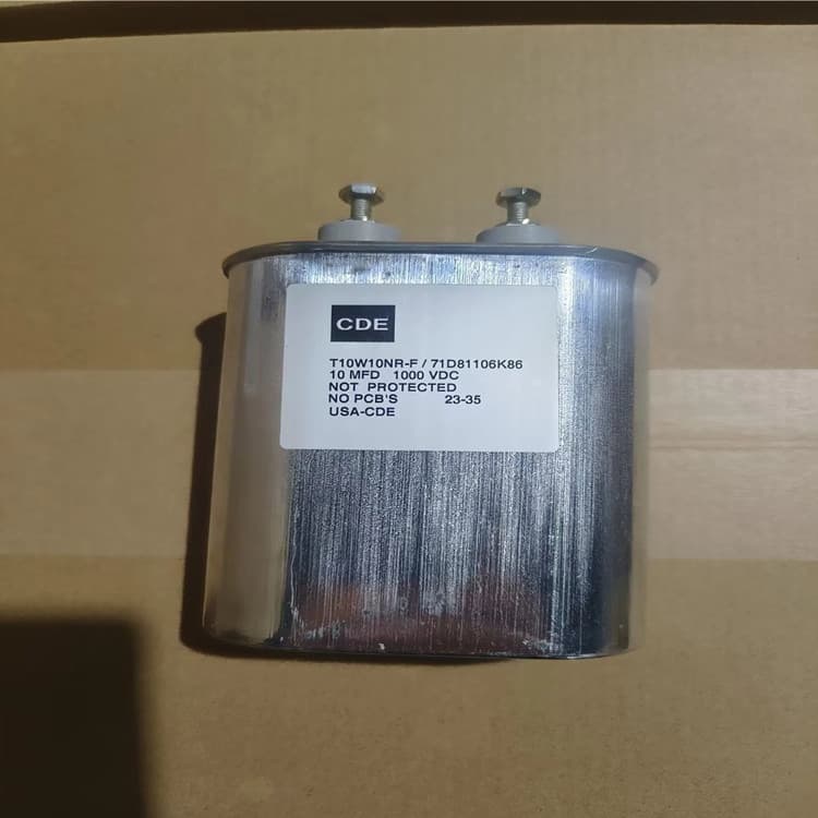 Brand new T10W10NR-F/71D81106K86 10UF 1000V 93*50*98.5 CDE capacitor