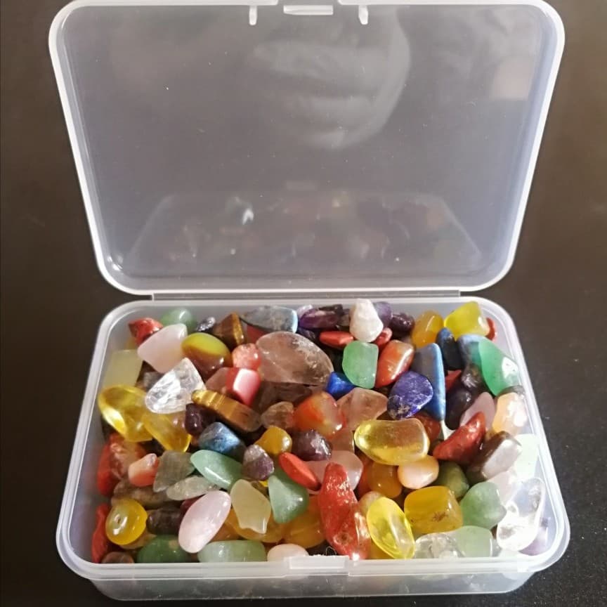 Natural crystal polished gravel, various mixed colored stones, wholesale crystal stones, colored stones in stock