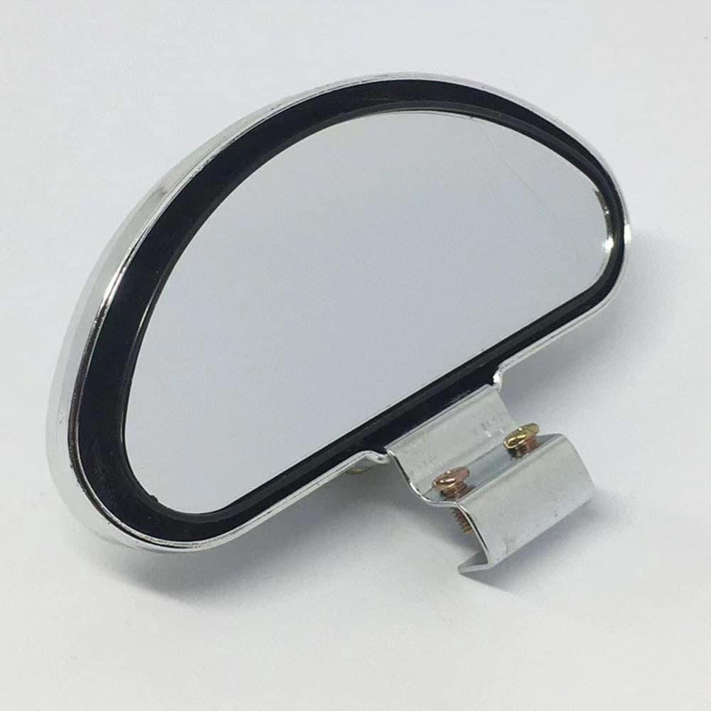 Car Wide View Rearview Assist Mirror, Reversing Mirror, Driving Instructor Car Auxiliary Mirror, Blind Spot Wide Angle Reflective Elliptical Mirror, Upper Mirror