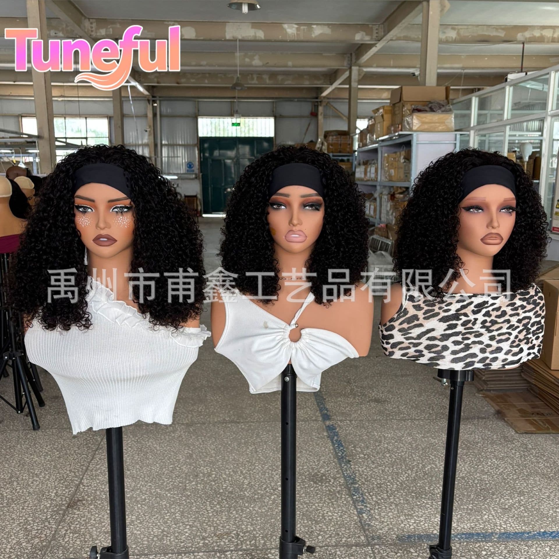 Handband Wigs Human Hair Wigs Pixie Curly Real Human Hair Wigs for Cross-Border E-Commerce