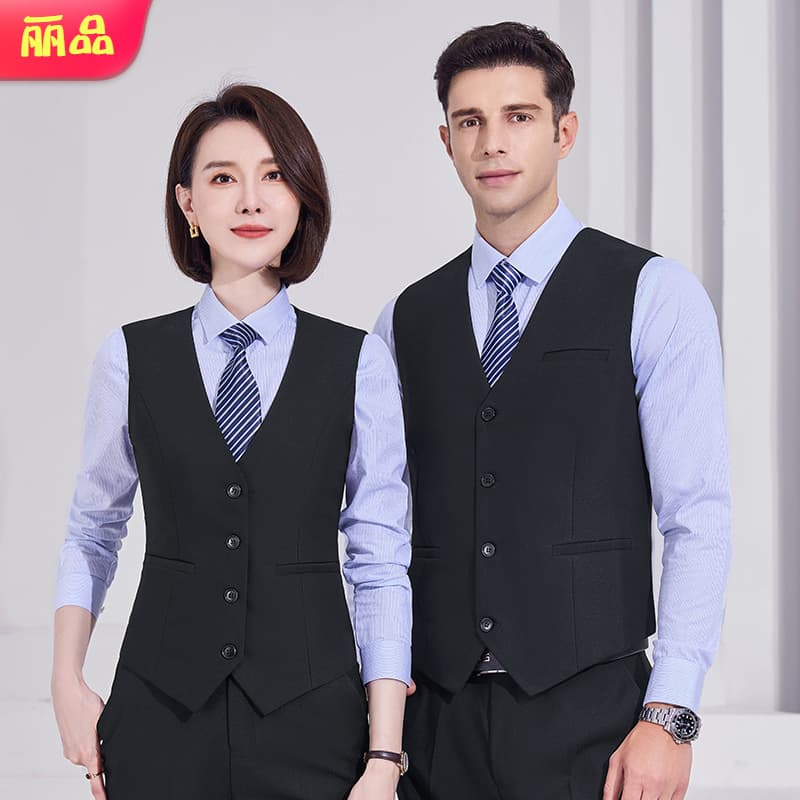 Spring new BYD 4S store men's and women's work clothes, suits and vests, real estate sales, high-end vests and work clothes