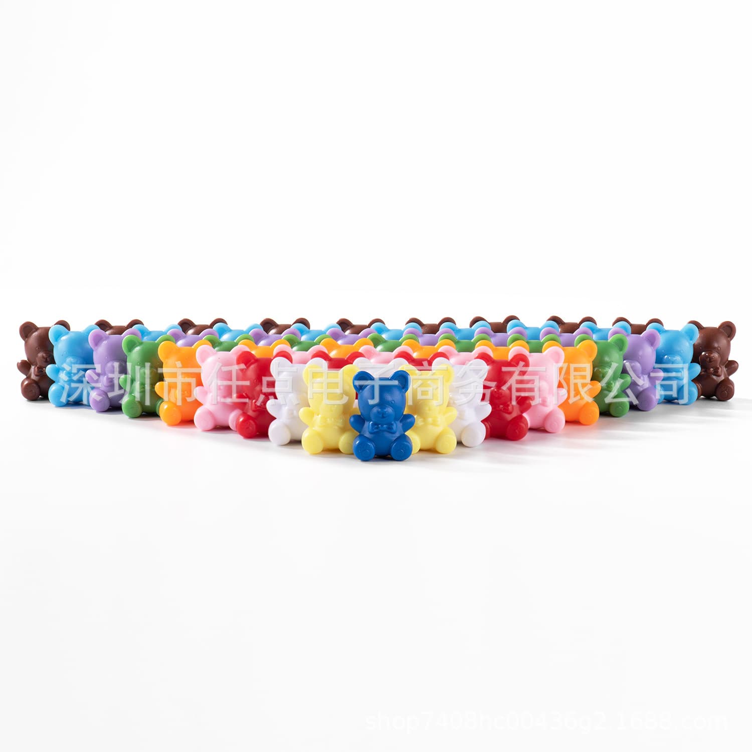 Rainbow Counting Bear Colorful Counting and Sorting Toy 1'' Counting Bear Counting Bear