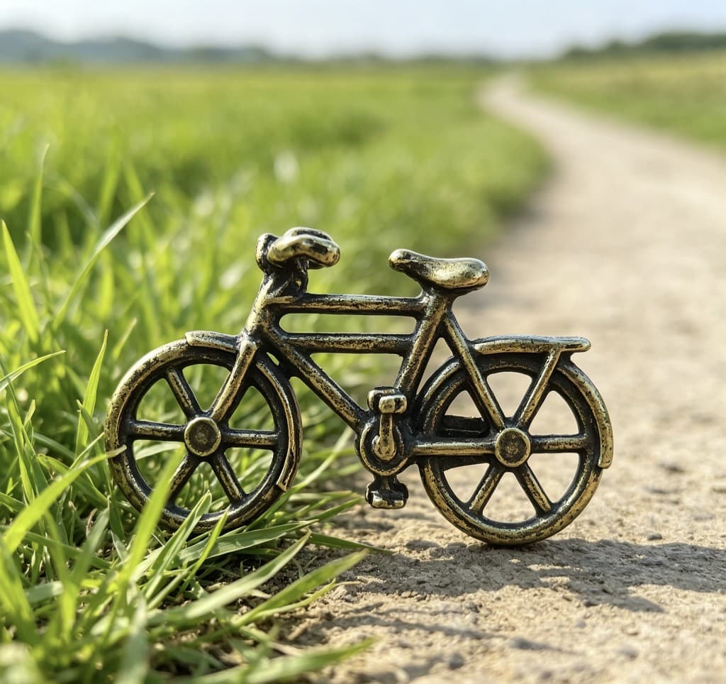 Bicycle landscape succulent flower pot fish tank landscaping decoration small ornaments creative absorbent stone rockery bonsai accessories