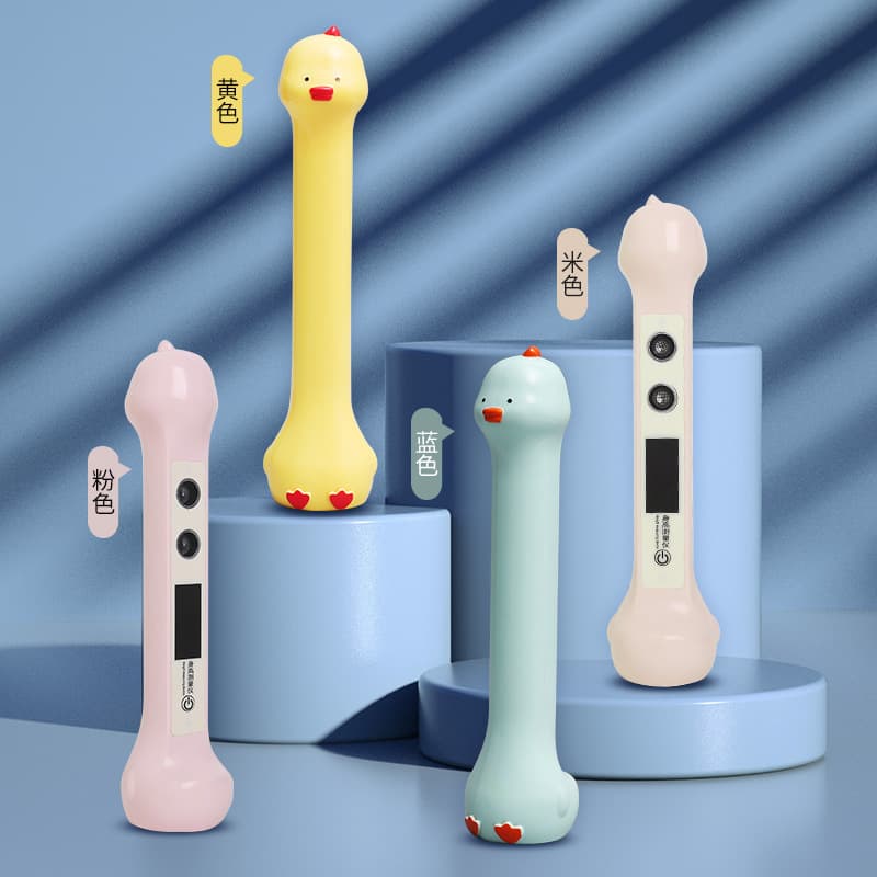 Cross-border new ultrasonic height measurer, portable electronic ruler, mini accurate home children's height measurement.