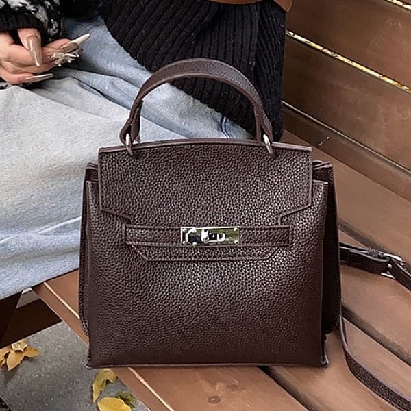 Portable platinum Kelly bag small bag for women 2026 new autumn and winter large capacity fashionable and versatile commuting shoulder crossbody bag