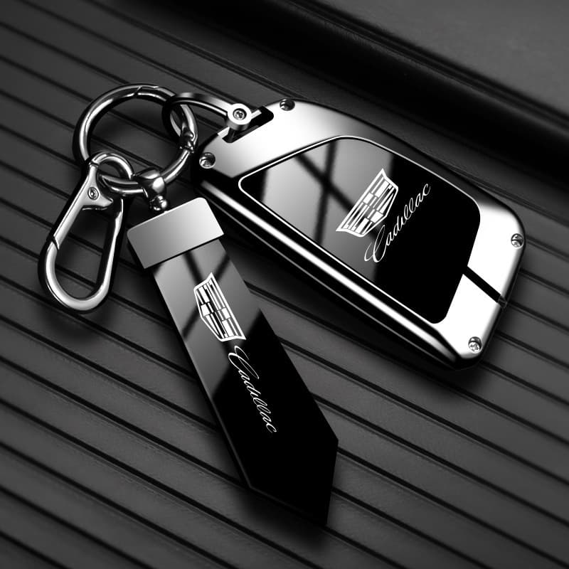 Compatible with Cadillac CT5 Full Coverage Key Case, XT5/XT4/CT6/XTS Protective Shell Cover, CT4 Multi-Function Buckle
