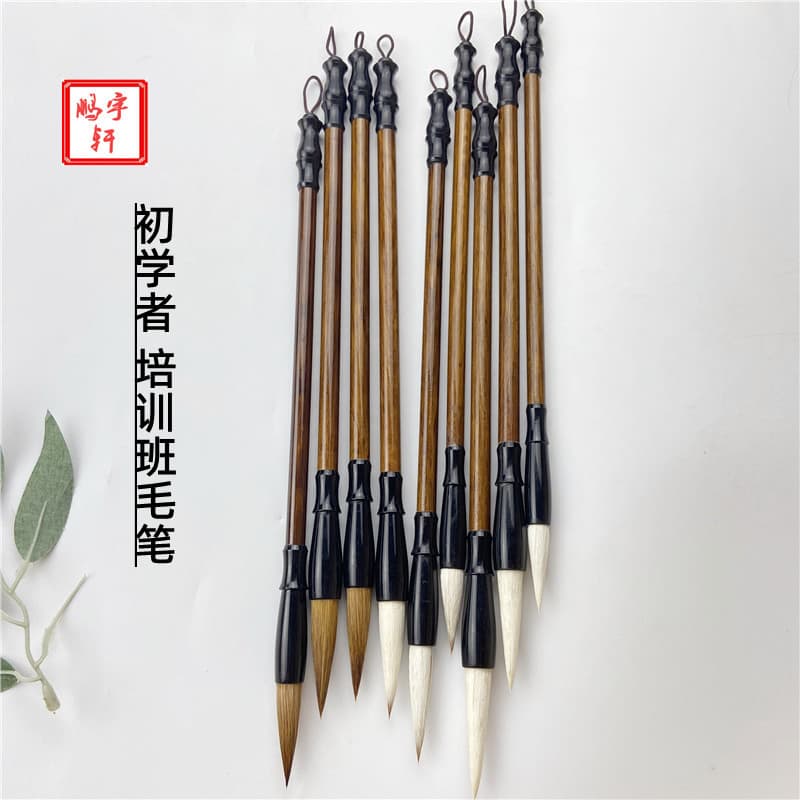 Study calligraphy students practice calligraphy training class wolf hair sheep hair and brush brush for adult beginners special calligraphy brush