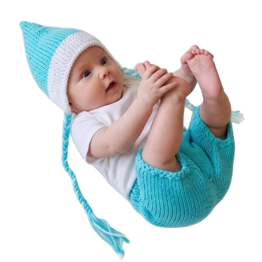 Newborn Photography Outfit Baby Full Moon 100 Days Photo Handmade Knitted Costume Studio Infant Shooting Prop