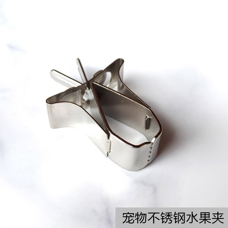Cantonese Di Bird Vegetable Fruit Clip Parrot Cockatoo Biting Feeding Vegetable Clip Bird Cage Accessories