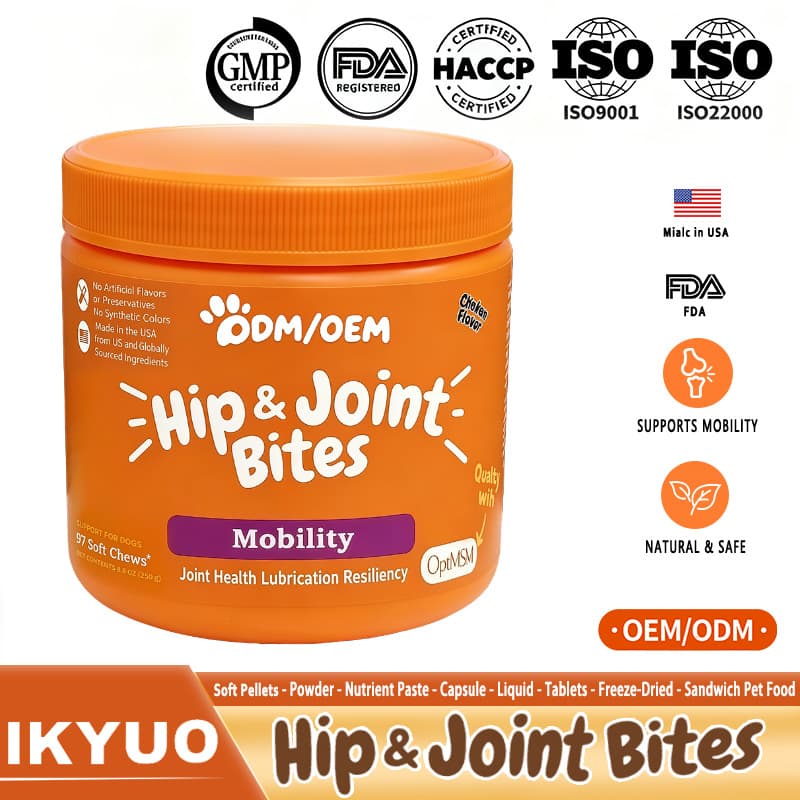 Hip joint chewing tablet soft granule nutritional product Hip joint chewing tablet pet health product
