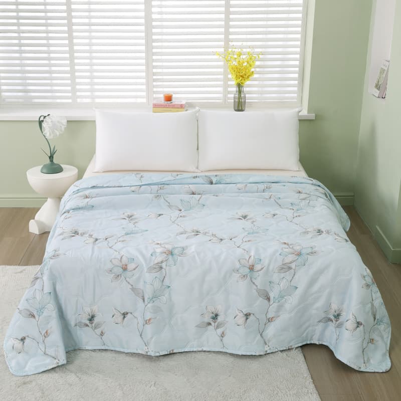 Summer Corporate Event Promotional Gift Box Set: Air Conditioning Blanket, Washable Cotton Summer Quilt for Business Opening Gifts