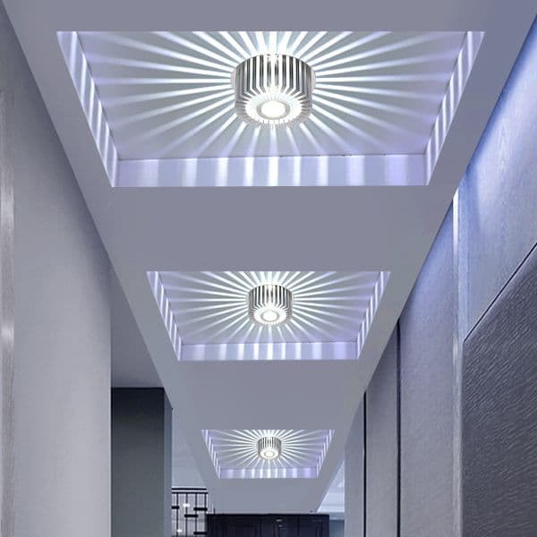 Simple modern aluminum hole light spotlight led ceiling light downlight aisle light foyer light corridor light entrance light