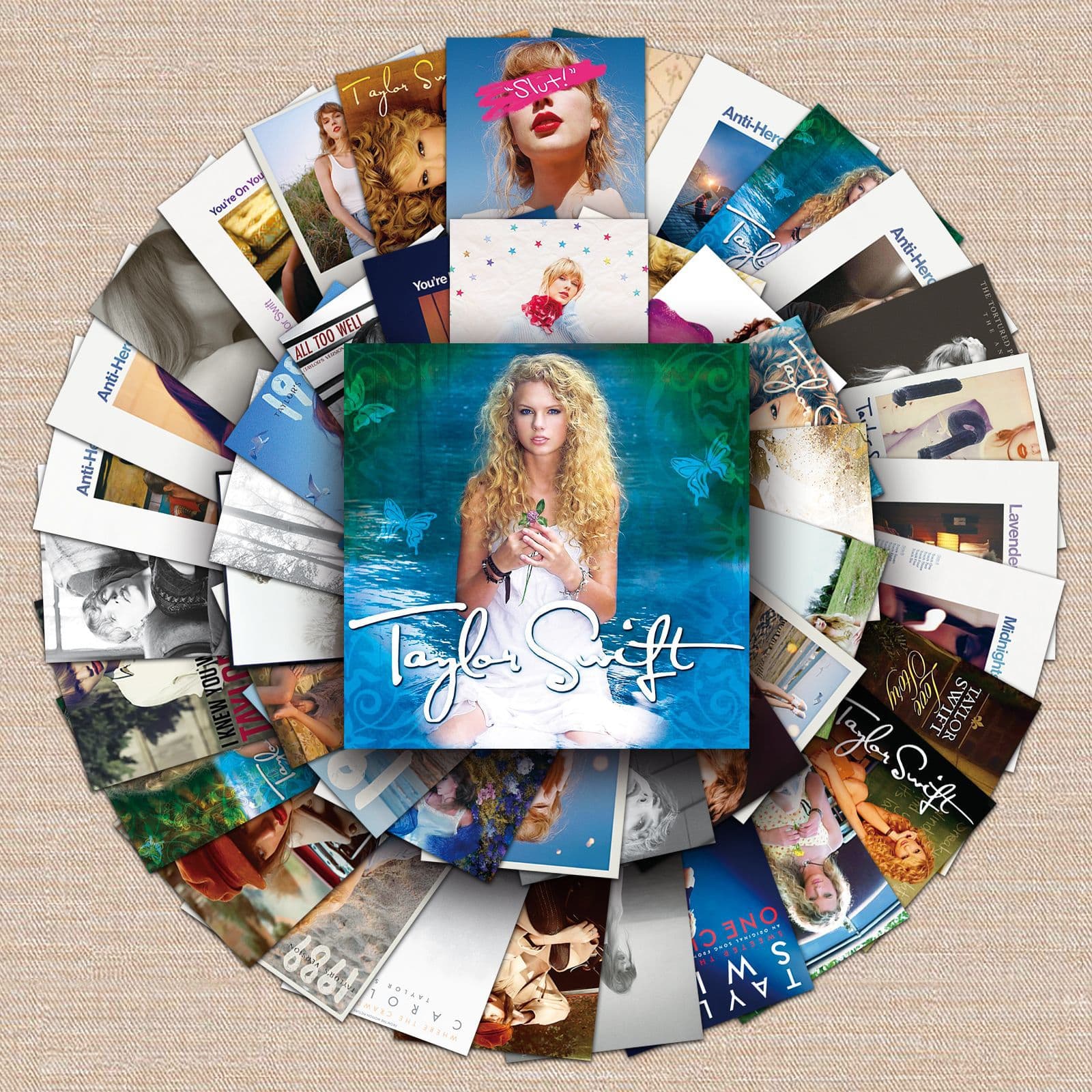 Taylor Album Cover Graffiti Stickers Personalized Star Decorations for Mobile Phones And Computers Cute Printed Fan Art Decals