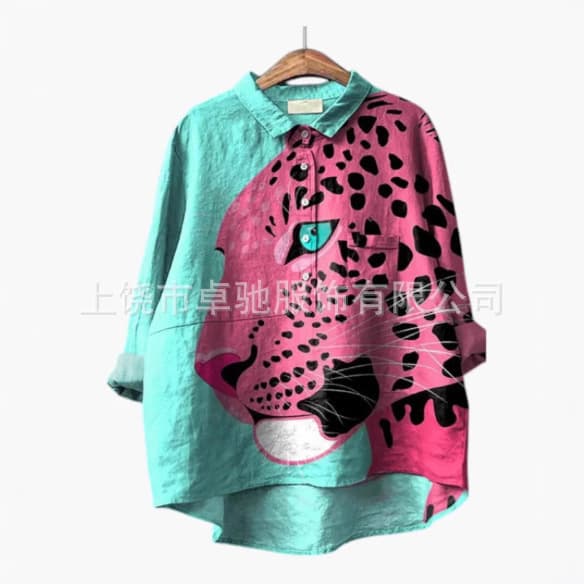 2025 Hot-Selling Summer Women's Clothing New Style Amazon Aliexpress Loose Printed Round Neck Casual Plus-Size Women's T-Shirt