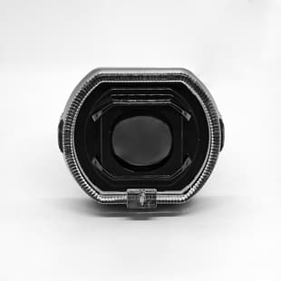 New 4.5-inch Motorcycle LED Spotlight Angel Eye Demon Eye Electric Vehicle Built-in Headlight with Fan Modification