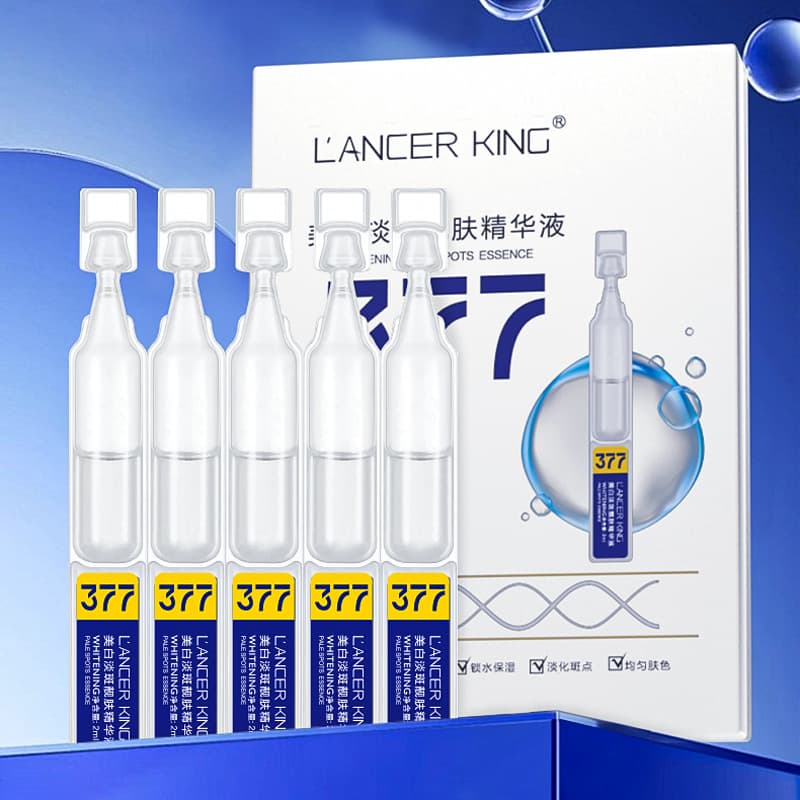 377 Whitening & Spot-Correcting Single-Dose Essence with Niacinamide, Hydrating & Brightening Serum, Skincare Single-Dose Essence