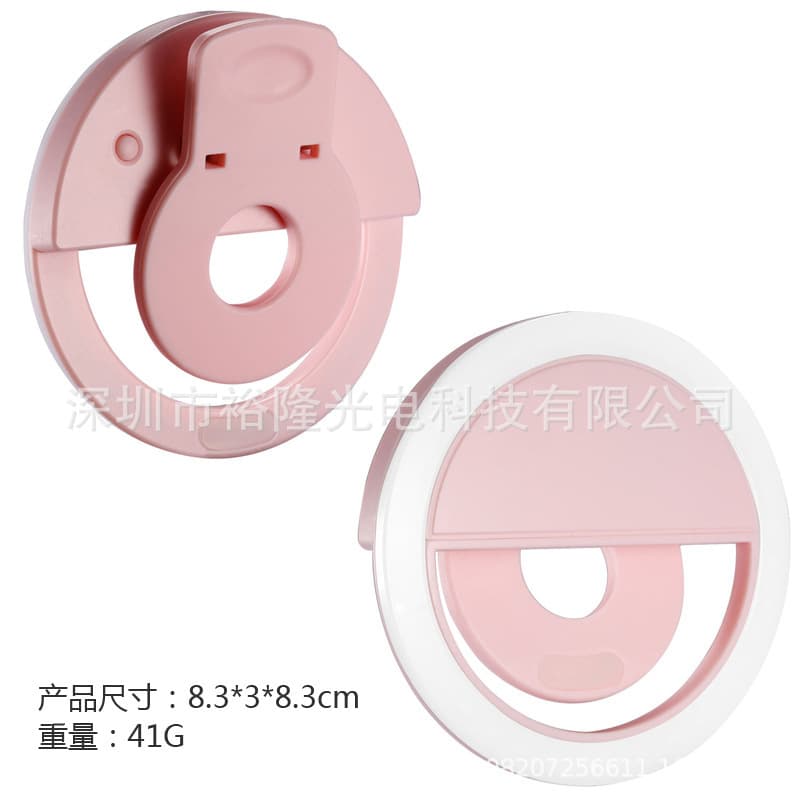 Manufacturer Direct Selfie Fill Light Cross-border Best-seller RK-12 Internet Celebrity Beauty Selfie LED Circular Phone Fill Light