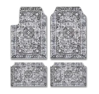 Amazon Vintage Persian Car Floor Mats Wear-resistant and Dirt-proof Mat Set of 4 with TEMU Label Drop Shipping