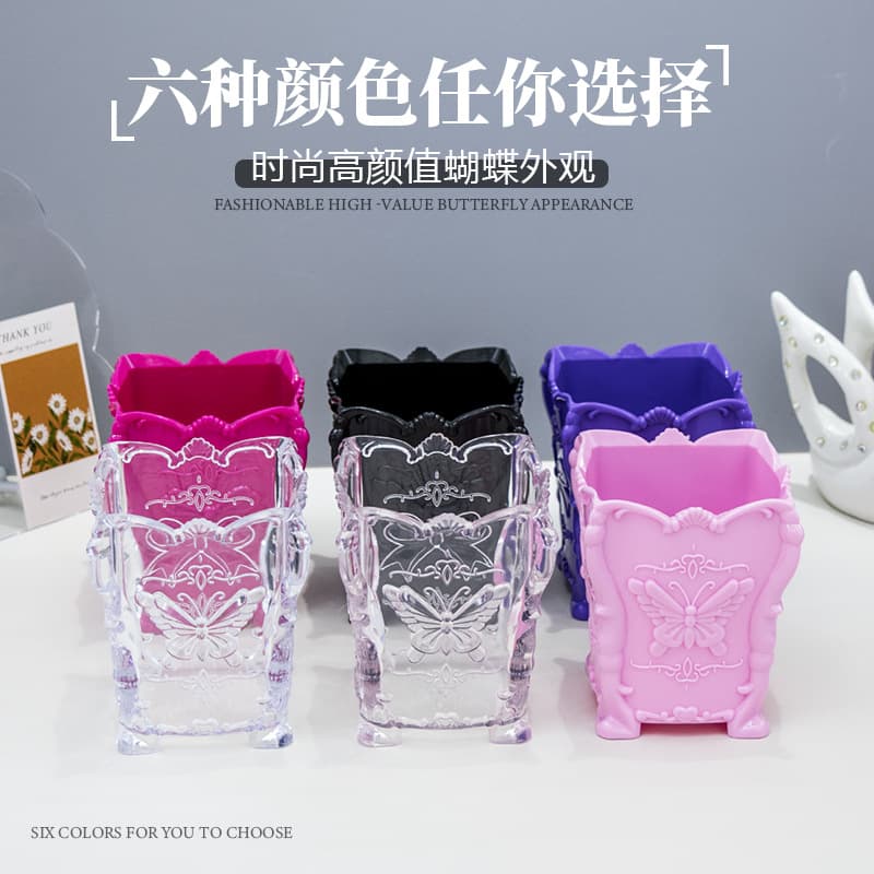 Manicure pen holder storage box desktop extra large Japanese pen holder cotton box nail polish glue pen high-end tool supplies pen holder