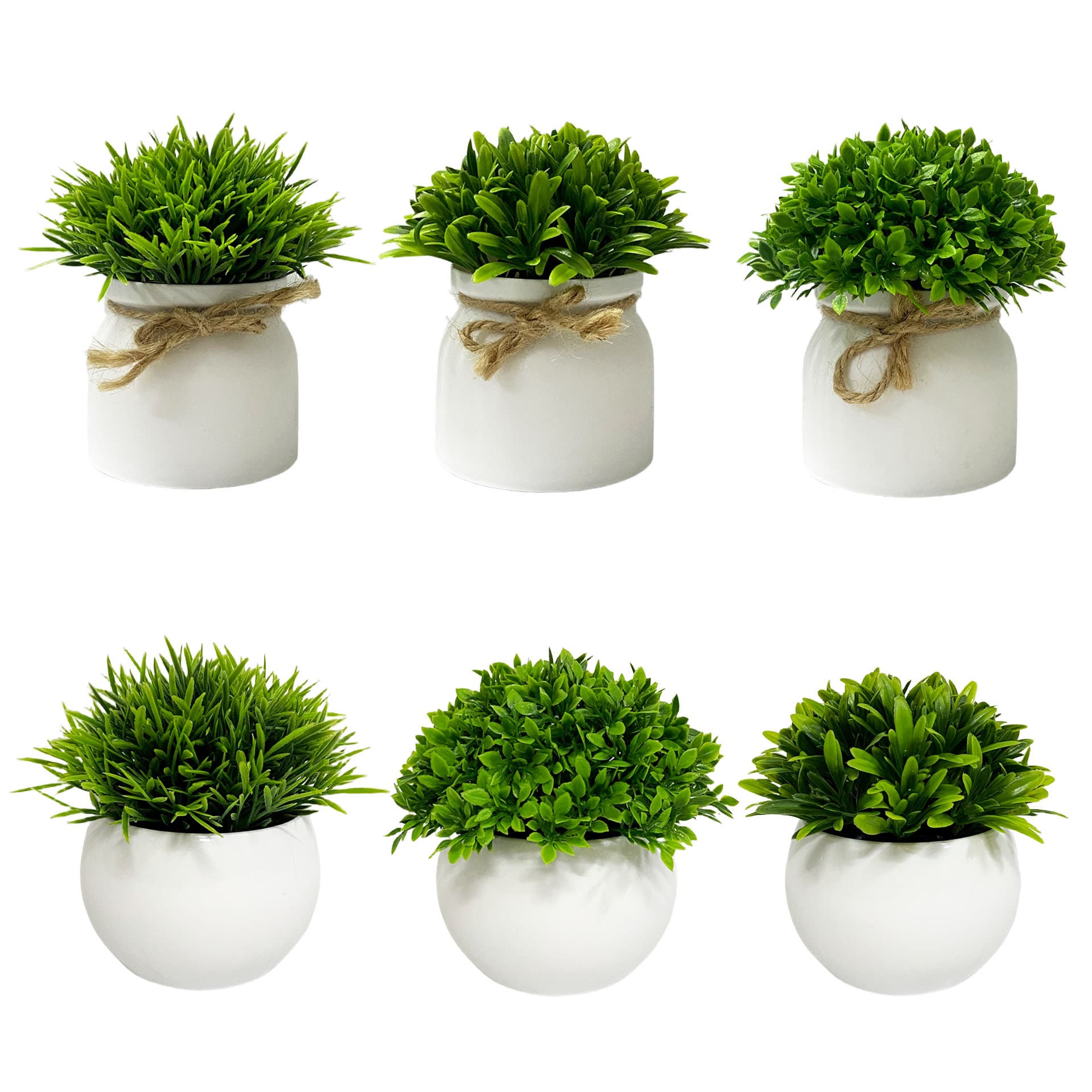 Simulated Plants, Fresh Green Plant Combination Hemisphere Pot, Desktop Decor, Indoor/Outdoor Decoration, Manufacturer Wholesale