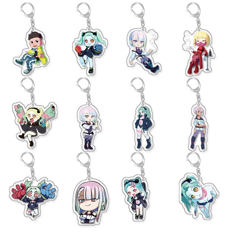 Acrylic Keychain Cyberpunk: Edgerunners Lucy David Martinez Merchandise Pendant