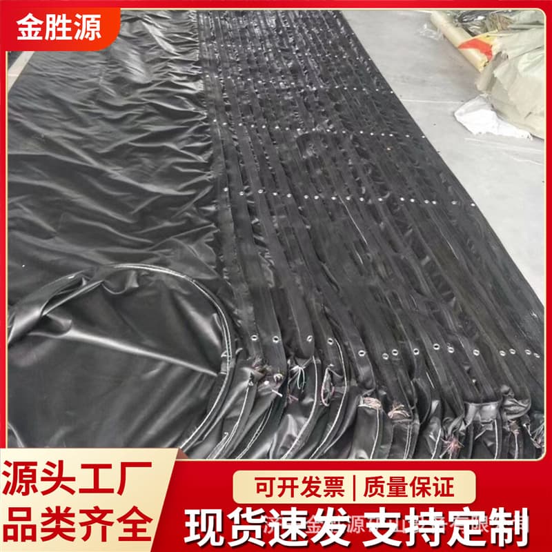 Mining Flame-Retardant Air Duct Fabric, Zipper or Steel Ring Connection Positive Pressure Ventilation Duct, Flame-Retardant Anti-Static Double-Resistant Knife-Coated Fabric