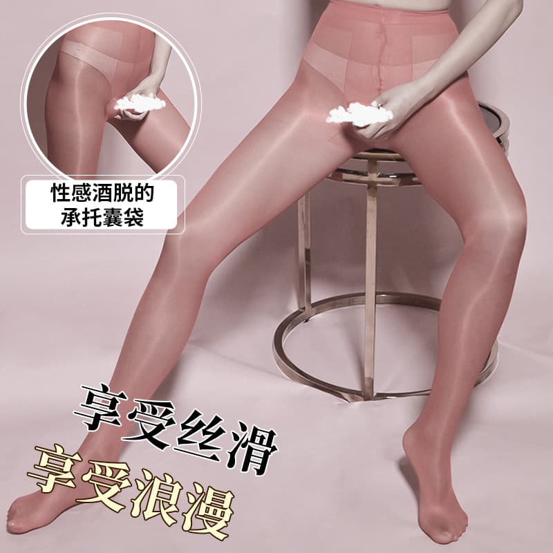Oily stockings Oily sexy transparent pantyhose High waist sexy seamless seamless underwear Horse oil cock socks for men