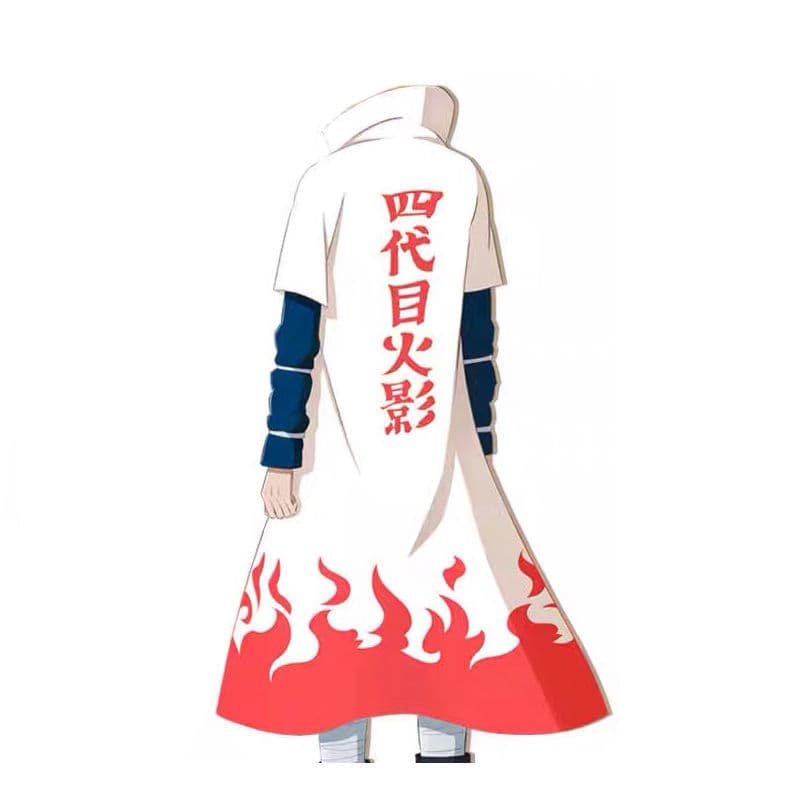 Naruto anime fourth generation cloak Naruto Namikaze Minato costume jacket COS suit cosplay