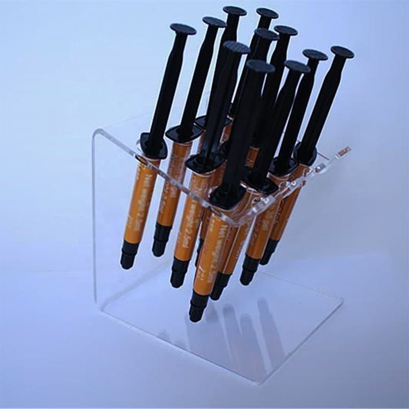 Syringe Acrylic Organizer Holder Box Frame Dental Adhesive Syringe Organizer Syringe Holder