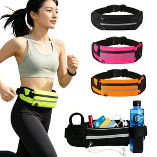 Outdoor Sports Bag, Men's and Women's Running Waist Pack, Waterproof Phone Storage Pouch, Close-Fitting Sports Cycling Water Bottle Bag