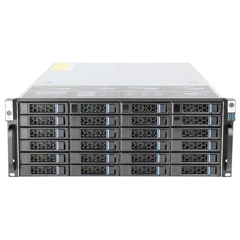 Landers24CM - Rackmount 24-bay Tower Thunderbolt 3 Disk Array (Full 12G Internal/External Links)