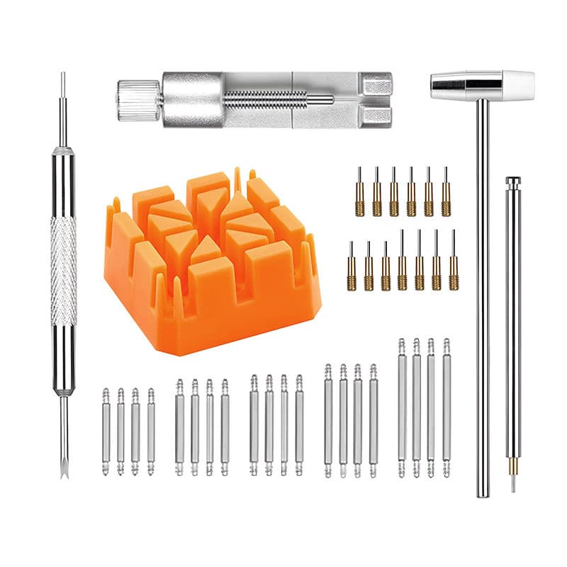 Watch Link Removal Tool Strap Tool Kit Watch Bracelet Adjustment and Replacement and Adjustment Repair 38-Piece