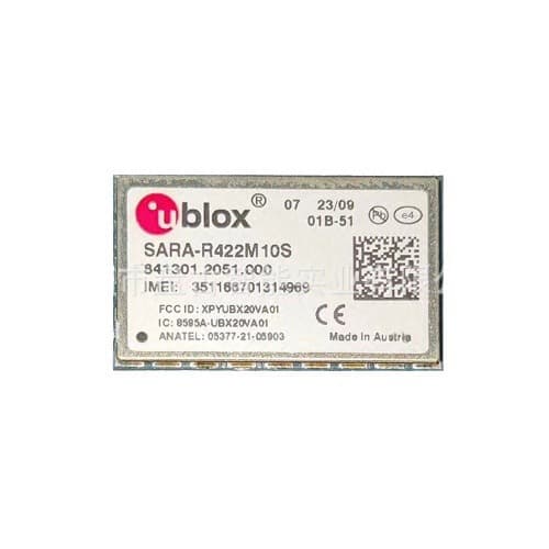 u-blox SARA-R422M10S-01B RF module, negotiable price, for wireless industrial low-power IoT applications.